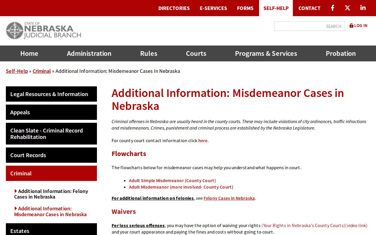 Banner County active warrants state court guidance