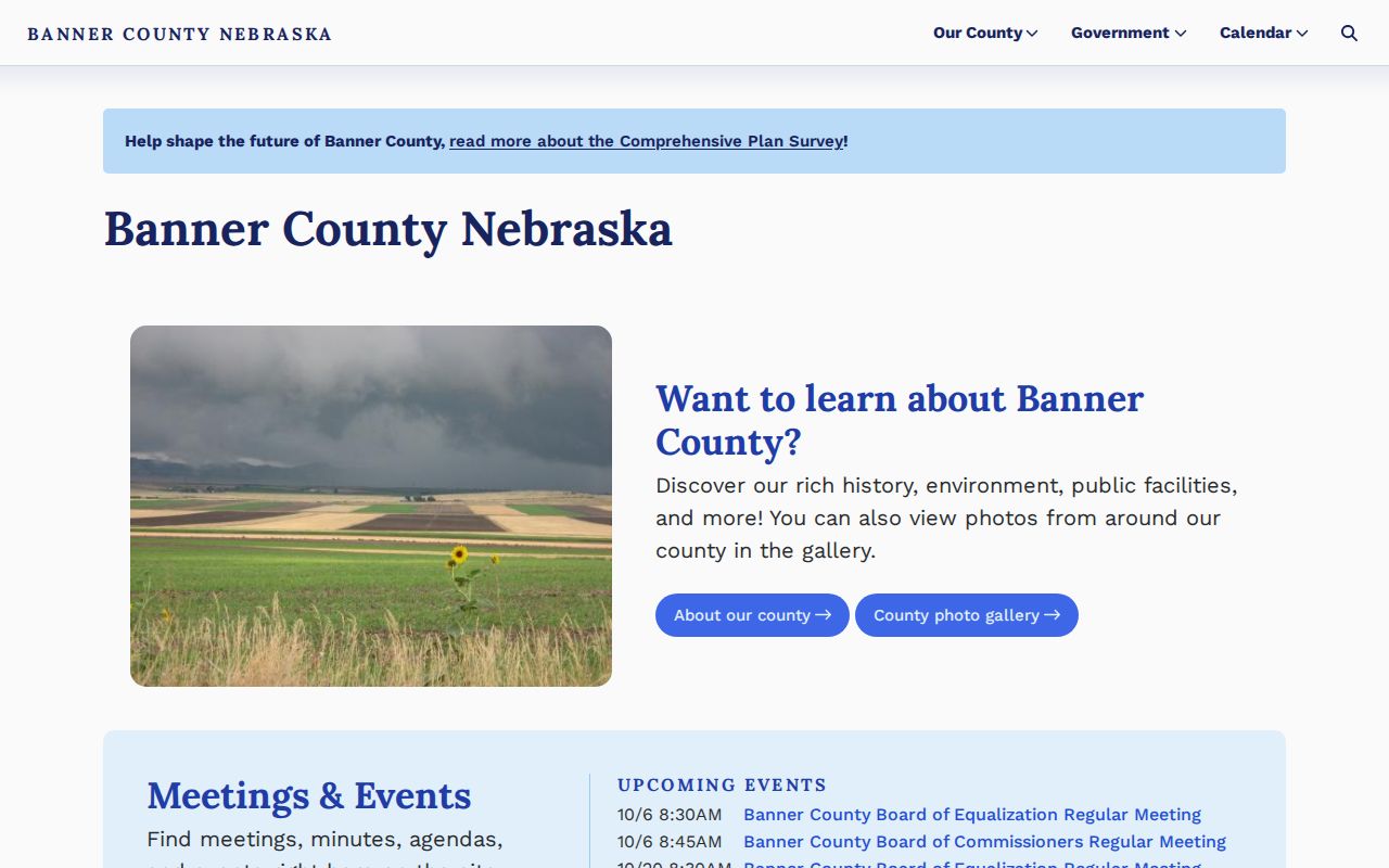 Banner County arrest warrants county government source